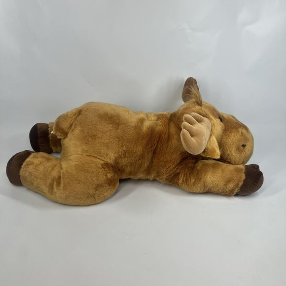 Aurora Plush Moose Realistic Brown 28" Large Stuffed Animal Toy Excellent Cond. - Picture 4 of 12